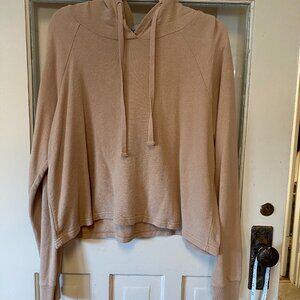 Hooded Crop Sweatshirt